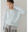 【WEB限定】裾レースドッキングクルーネックカーディガン