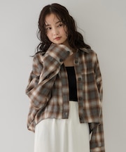 【WEB限定】オンブレチェックシャツ