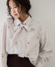 リボンセットボウタイシャツ