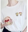 【HELLO KITTY×VIS】日焼けデザイン ハローキティビッグTシャツ