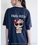 【HELLO KITTY×VIS】日焼けデザイン ハローキティビッグTシャツ