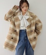 シャギーオーバーサイズジャコット