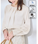 【WEB限定カラー】多機能ランダムタックブラウス/セレモニー・通勤対応