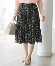 着丈が選べるエアリープリーツスカート