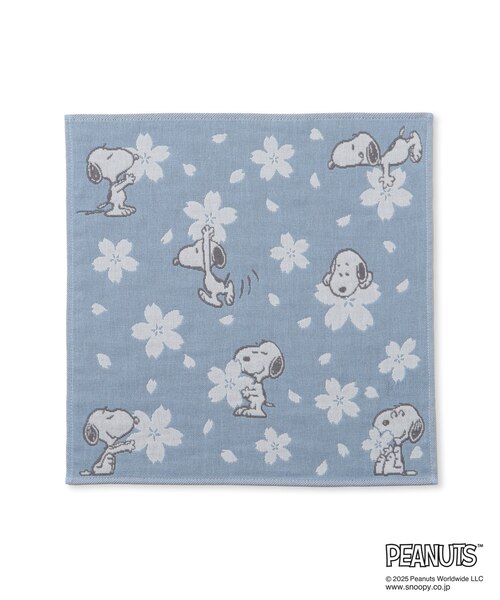 SNOOPY/スヌーピー】さくら3重ガーゼハンカチ｜ロペピクニックの