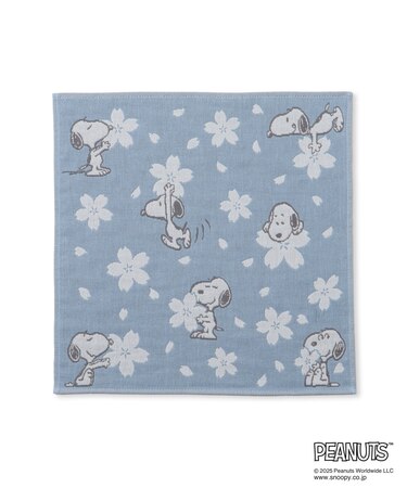 【SNOOPY/スヌーピー】さくら3重ガーゼハンカチ