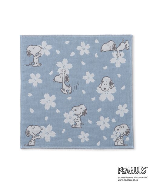 【SNOOPY/スヌーピー】さくら3重ガーゼハンカチ