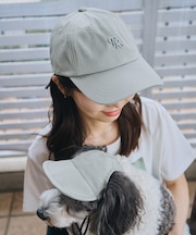 【UVカット・抗菌防臭・洗える】シャイニーバックリボンキャップ/リンクコーデ