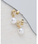 シェルカラーパーツ×パールピアス