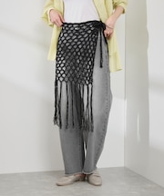 かぎ針巻きスカート