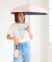 【Wpc.】【晴雨兼用・遮光】ポシェットタイニー折りたたみ日傘 収納ポシェット付