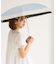 【Wpc.】【晴雨兼用・遮光】切り継ぎタイニー折りたたみ日傘