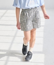 【KIDS/キッズ】マーガレットギンガムチェックキュロット