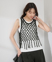 かぎ針ビスチェ×タンクトップセット