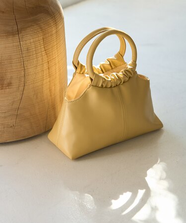 ギャザーハンドルミニショルダーバッグ