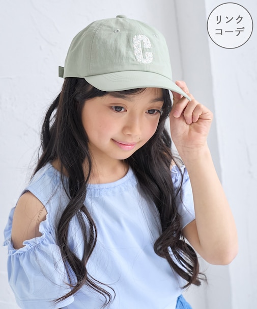 【KIDS/キッズ】【Champion/チャンピオン別注】フラワーロゴキャップ/リンクコーデ