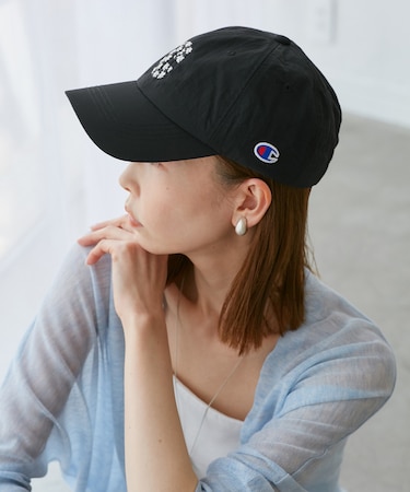 【Champion/チャンピオン別注】フラワーロゴローキャップ/リンクコーデ