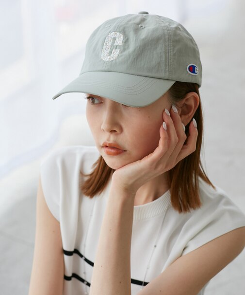 【Champion/チャンピオン別注】フラワーロゴローキャップ/リンクコーデ