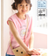 【KIDS/キッズ】【接触冷感】水で色が変わるマーガレットプリントトップス