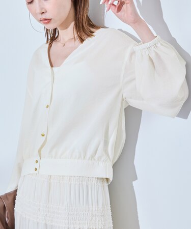 ブラウスカーディガン