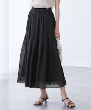 シアーティアードスカート