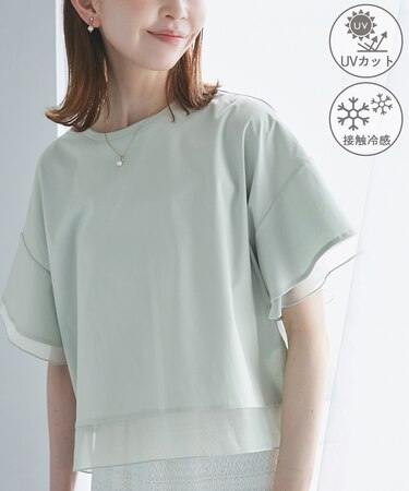 【UVカット・接触冷感】着丈が選べる70シルケットシアードッキングトップス