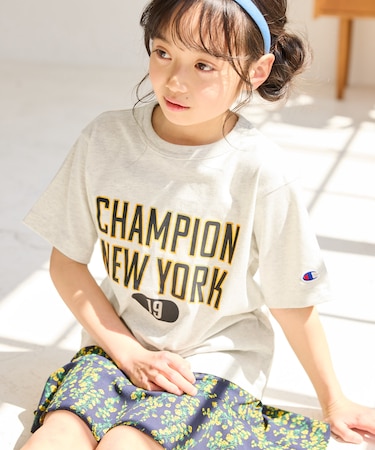 【KIDS】【Champion】NEW YORK SHORT SLEEVE T-SHIRT