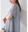 Cutee チュールドッキングツイストスリーブトップス/リンクコーデ