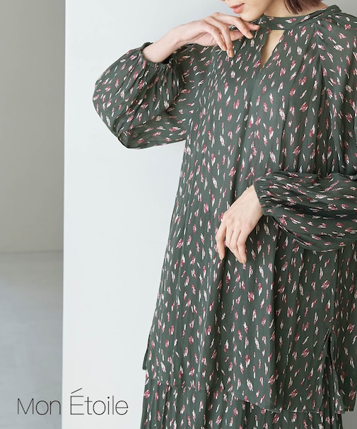 【一部店舗限定】【Mon E’toile/モンエトワール】セットアップ対応/2WAY/ブラウス