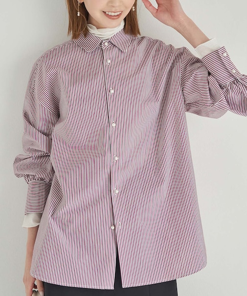 洗える/パールシャツ