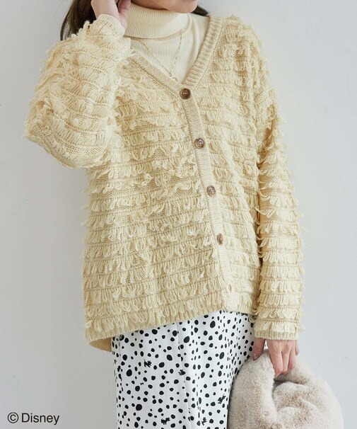 【101匹わんちゃん】ループニットカーディガン