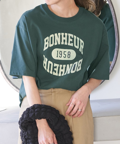 リンクコーデ/カジュアルプリントTシャツ