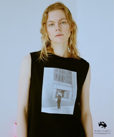 【AUDREY HEPBURN COLLECTION BY JUN】ノースリーブ フォトT シャツ