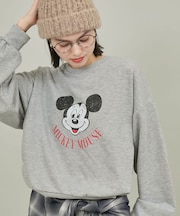 MICKEY MOUSE/プリントスウェット