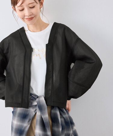 シアーダンボールブルゾン