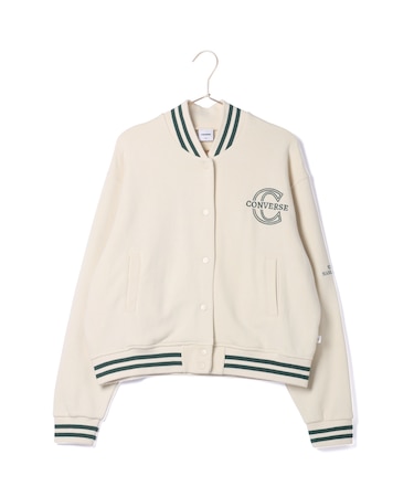 【CONVERSE/コンバース】裏毛リブラインスタジャン