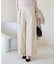防汚加工/タックワイドパンツ