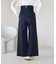 防汚加工/タックワイドパンツ