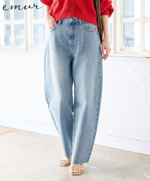 【emur/エミュール】カービーデニムパンツ