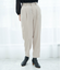 サテンタックテーパードパンツ