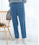 サテンタックテーパードパンツ