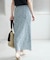 【着丈調節の出来る】フラワーマーメイドマキシスカート