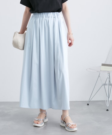 レーヨンナイロンイージースカート