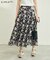 【emur/エミュール】ジャガードシフォンスカート
