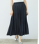 シャイニープリーツロングスカート