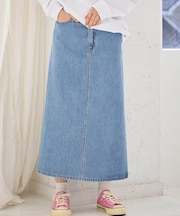 デニムAラインスカート