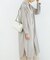 キュプラ混ロングシャツワンピース