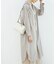 キュプラ混ロングシャツワンピース