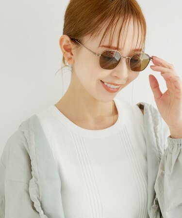 メタルスリムフレームカラーグラスアイウェア