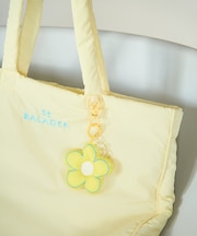 カラフルパディングフラワーキーホルダー